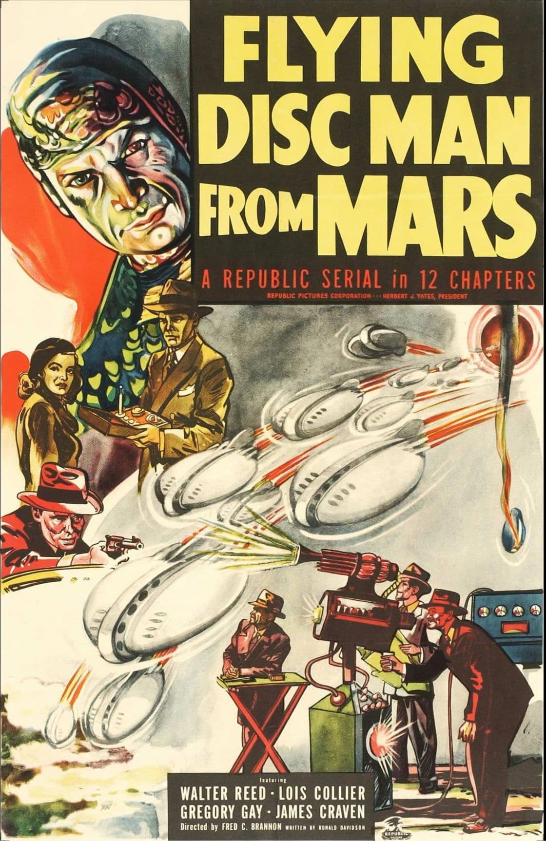 Flying Disc Man From Mars (1950)  (k Missile Monsters)